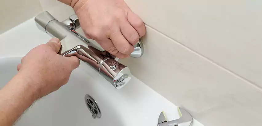 Bathroom Faucet Installation in Green