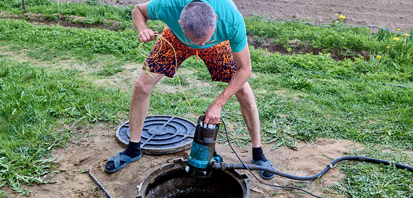 Sewage Ejector Pump Installation in Green