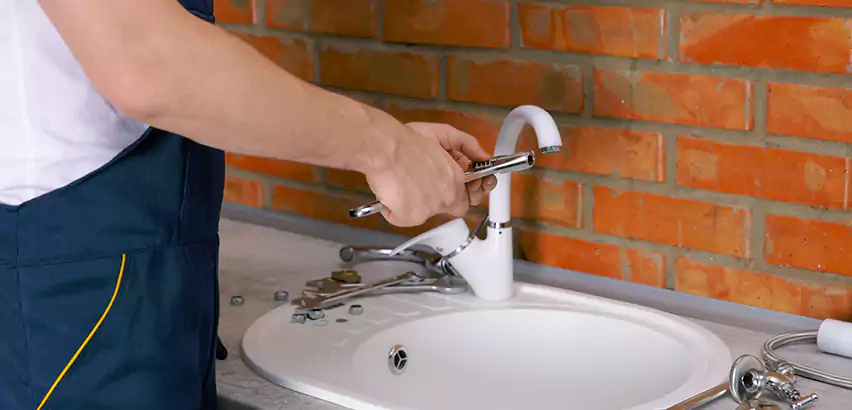 Bathroom Sink Installation in Green