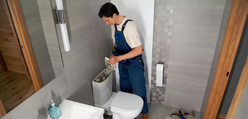 Toilet Installation in Green
