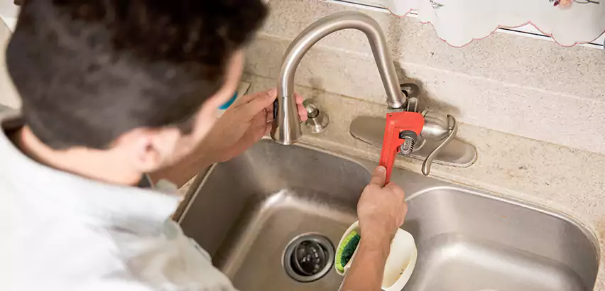 Utility Sink Installation in Green