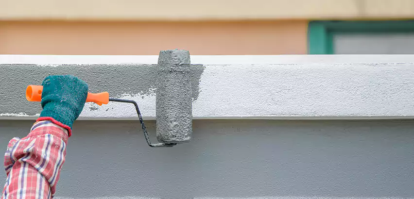 Concrete Wall Waterproofing in Green