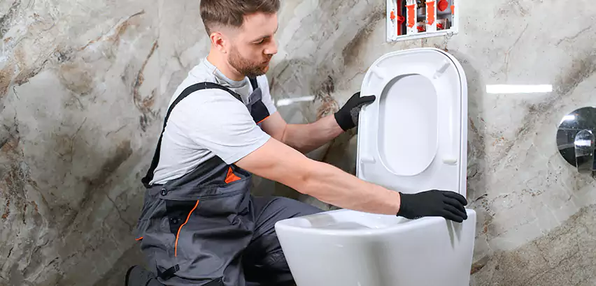 Urinal Installation in Green